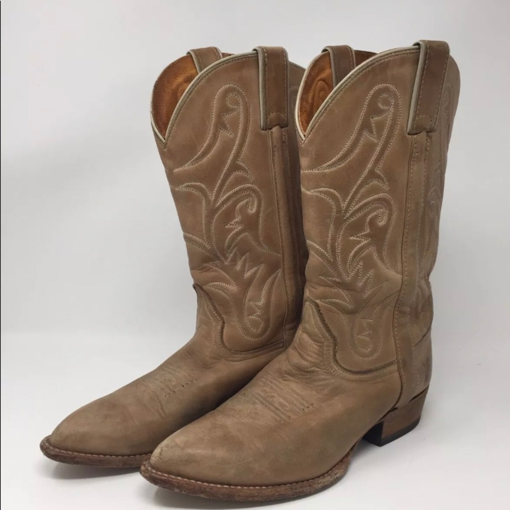 Vintage Frye all leather cowboy boots